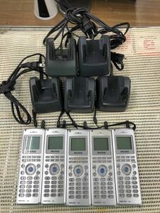 0G7132 rock through digital cordless telephone machine business phone DC-PS7(S)5 pcs. set 0