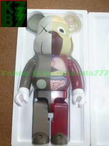 [ toy model ]Medicom Be@rbrick KAWS OriginalFake COMPANION 1000% red human body anatomy model meti com Bearbrick * height 70cm, regular goods F92