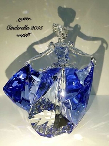 [.. драгоценнный камень ] Swarovski Disney [ Princess sinterela2015 ограниченный товар ] crystal произведение искусства кристалл украшение редкий товар * высота 13cm. коробка доказательство есть G52