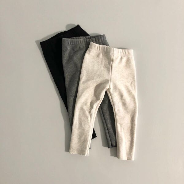 韓国子供服 mink leggings キッズレギンス キッズ裏起毛レギンス 裏起毛 新品