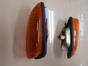  violet 710 turn signal lamp unit left right set after market new goods old car parts 