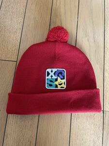 X-GIRL( X-girl )first stage Kids for bonbon attaching . knit cap 