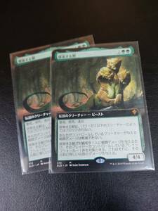 ★☆MTG　【日】探索する獣/Questing Beast[緑MR]【ELD】[拡張アート]★☆在庫枚数2枚 全ての商品同梱可能