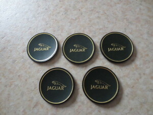  Jaguar Coaster 5 pieces set * new goods & unused goods * antique *JAGUAR* Britain car *E type *C type *D type *XJ*XF*XE* Le Mans 