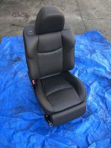 ③ 日産 Y51 KY51 フーガ 助手席 フロント 左 ブラウン セミアニリン 本革 シート BOSE
