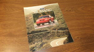 [FORD]1996 Ford Mustang America book@ country catalog MUSTANG FORD GT navy blue bar Ame car USA