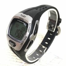 美品★TIMEX デジタル 多機能 腕時計★ タイメックス アラーム クロノ タイマー ブラック 稼動品 F3152_画像2