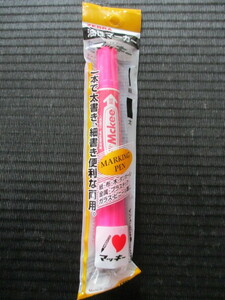 ZEBRA / ゼブラ 油性マーカー ハイマッキー MARKING PEN ピンク 未使用品 送料120円 (^^♪