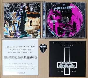 CD●BLACK SABBATH/Between Heaven And Hell　ピック付 紙ケース入り 輸入盤　ブラック・サバス