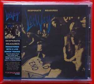 NYハードコア/スラッシュ LEEWAY-DESPERATE MEASURES REMASTERED WITH 8 LIVE BONUS TRACKS CD CRO-MAGS AGNOSTIC FRONT ステッカー 帯付き