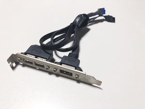 動作保証　汎用 拡張スロット 拡張ポート USB端子 x 2個　SATA端子 x 1個 自作 CASE DIY　即決　送料無料