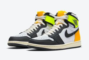 【新品箱付き】 21SS 新作 新品 NIKE ナイキ AIR JORDAN 1 HIGH OG VOLT GOLD ハイカット スニーカー 靴 くつ 即決早い者勝ち