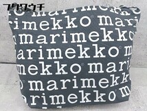 ◇ marimekko マリメッコ MINI WEEKENDER LOGO ショルダー バッグ ブラック系 レディース 1002802585876_画像1