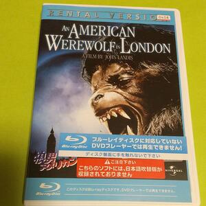 Blu-ray ホラー映画「狼男アメリカン」主演 ジョン・ウッドヴァイン 「レンタル版」
