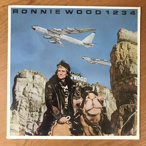 LP 美品US盤★Ron Wood / 1234 / COLUMBIA FC37473 シュリンク付★FACES / STONES ロン・ウッド / ローリング・ストーンズ