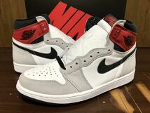 20年製 NIKE AIR JORDAN 1 RETRO HIGH OG ナイキ エアジョーダン AJ【555088-126】SMOKE GRAY スモーク グレー US9_画像1