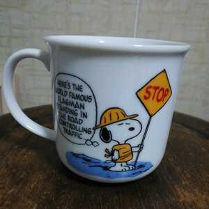  не использовался retro Snoopy кружка кофе cup SNOOPY Peanuts 