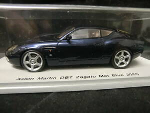 1/43 Aston Martin DB7 zagato 2003 металлик голубой 