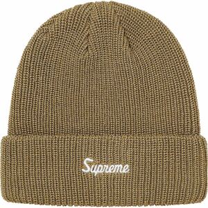 【新品 ライトオリーブ Loose Gauge Beanie】 supreme 20aw ルーズゲージビーニー bandana cross small box s logo new era 登坂広臣