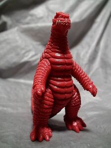 Ultraman Powered ② Вторник 25 в то время, когда Yutaka Monster Mini мягкая виниловая кукла Powered Red King 1994 «Полет в монстр -монстр Zambora Jamira