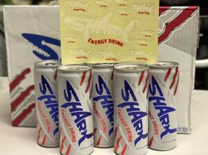 SHARK エナジードリンク 5本+特典!オフィシャルステッカー(白)付き