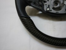 新品！E71 X6　E70 E72 X5 BMW 　カーボン　コンビ　ステアリング　ハンドル　フラットボトム 管理番号（W-1464）_画像6