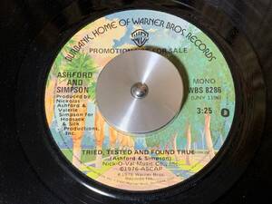 ASHFORD AND SIMPSON ♪TRIED, TESTED AND FOUND TRUE 7インチ 45