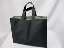 【N254】comme ca du mode/コムサデモード◇トートバッグ　BK　W36cm_画像2