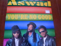 12インチ2枚訳あり　　ASWAD / WARRIORS JUNGLE BEAT / YOU'RE NO GOOD　_画像3