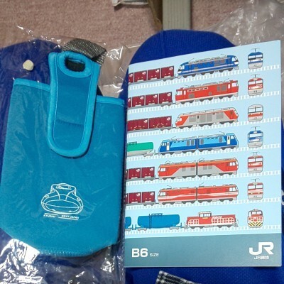 JR西日本オリジナル ノート(B6サイズ)&ボトルホルダーのセット
