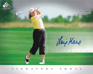 【LORIE KANE】 2004 SP Signature GOLF 大判 直筆サイン ゴルフ