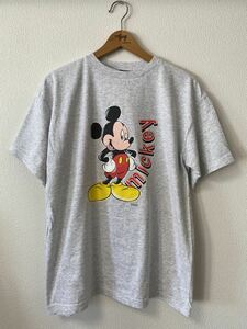 MICKEY UNLIMITED VINTAGE Tシャツ 90s MADE IN USA Lサイズ ミッキー オフィシャル レアデザイン