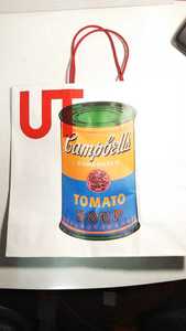 ユニクロ UT x キャンベルスープ缶 コラボ UT 10TH ANNIVERSARY 手提げ袋 UNIQLO Andy Warhol Campbell's Soup Cans　