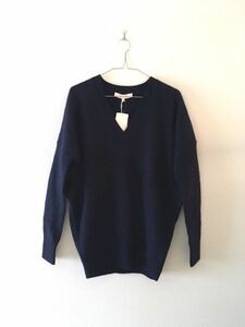  new goods vanessabruno wool sweater S navy Vanessa Bruno France regular price 40000 jpy over unused tag attaching 