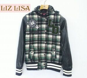 ★LIZLISA DOLL*Oサイズ*ブルゾン*ジャンパー*アウター*リズリサドール*レディース*チェック*　＃3269