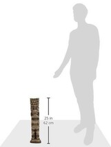 ハワイ トーテムポール ルカウのティキ神像 彫像 置物/ エスニック彫刻 カフェ トロピカルレストラン ガーデニング プレゼント（輸入品_画像2