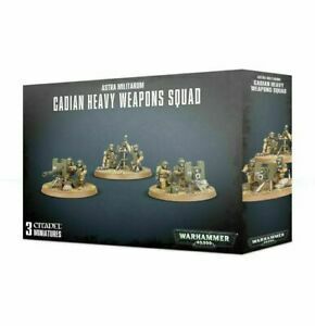 新品　Games Workshop Cadian Heavy Weapon Squad Tabletop and Miniature Game　シタデルカラー・ウォーハンマー　5011921113781