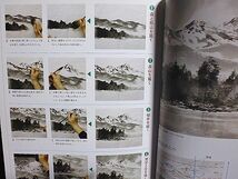 趣味の水墨画　特集・日本の名峰を描く　パーツから学ぶ山岳の描き方　千葉玄象　酒井抱一・夏秋草図屏風　長谷川沼田居・太陽花之図_画像3