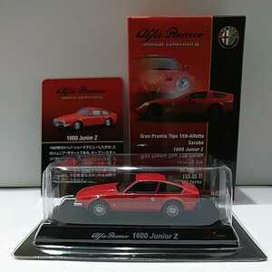 京商 1/64 Alfa Romeo 1600 Junior Z アルファロメオ 1969 ジュニア ザガード 赤 レッド ミニカー モデルカー