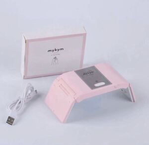 送料無料！　コンパクトネイルドライヤー　mykym正規品　日本語説明書付　pink