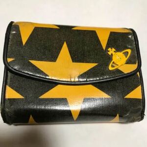 vivienne westwood星柄 三つ折り 財布