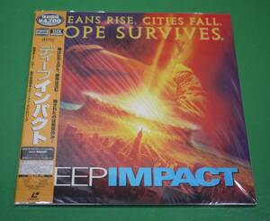  rare unopened new goods LD laser disk deep * impact Dolby Digital version 1998 year wide version deep impact spill bar g