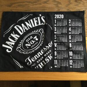 ジャックダニエル　タペストリー　カレンダー　2020 Jack Daniels ウィスキー　ノベルティ