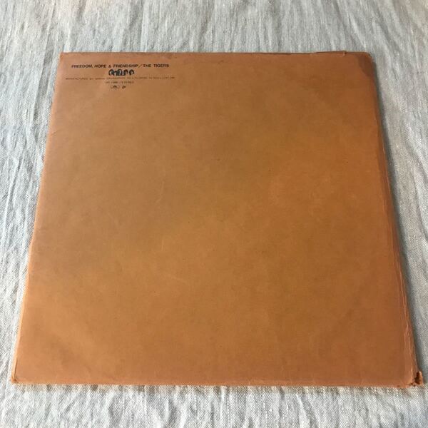 THE TIGERS FREEDOM,HOPE & FRIENDSHIP レコード