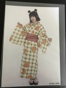 外薗葉月 AKB48 HKT48 第2回 AKB48グループ ユニットじゃんけん大会 2018 ガイドブック 生写真 B-18