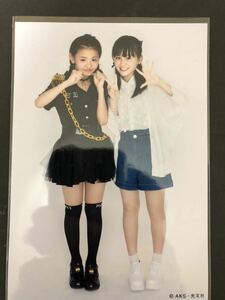 峯吉愛梨沙 新谷野々花 AKB48 じゃんけん大会 2017 ガイドブック 特典 生写真 B-19