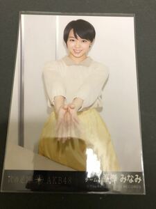 峯岸みなみ AKB48 次の足跡 劇場盤 特典 生写真 B-19