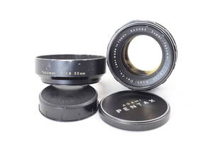 【ecoま】ペンタックス Super-Takumar 55mm F1.8 no.865085 M42マウント マニュアルレンズ