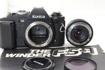 【ecoま】コニカ KONICA FS-1/AR40mm F1.8 レンズ、パンフレット付き 一眼レフフィルムカメラ_画像7