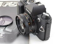 【ecoま】コニカ KONICA FS-1/AR40mm F1.8 レンズ、パンフレット付き 一眼レフフィルムカメラ_画像2